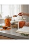 3 Pieces Vacuum Glass Jar Set 1400 ml 1100 ml 850 ml Snack Bowl Legumes Nuts Storage Set