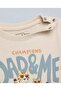 Graphic Print T-Shirt With Crew Neck And Short Sleeves - 4
