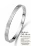 Steel Thea Greek Patterned Handcuff Bracelet Silver Color 6mm Tarnish Resistant, Men'S, 2 Year Warranty - 3