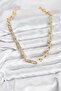 Brass Gold Color Tiffany Model Women's Necklace - 2