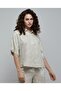 Embroidered Shirt With Classic Collar And Short Sleeves