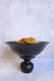Nar Ayaklı Wooden 23 cm Melamine Black Serving Plate, Deep Presentation Plate, Presentation Stand, Bowl - 6