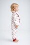 Girl's Heart Patterned 2-Piece Pajama Set Long Sleeve Top and Bottom Cotton 1-2-3-4-5-6 Years Old - 3