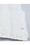 Girl's Ivory Lace Trim Top And Skirt Set - 4