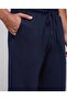Solid Lounge Pants With Drawstring Waist - 6