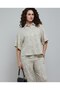 Embroidered Shirt With Classic Collar And Short Sleeves - 5