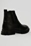 Men's Genuine Leather Boots with Fur Inside Chelsea Boreas Black - 3