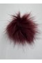 Fur Pompom / Hanging Pompom / Burgundy - 2