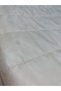 Cream Thin Quilted Fabric Coat Bag - Single Sided - 3