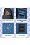 Waterproof Polyester Backpack Laptop Bag with 5 Zippers for School College Office Travel - 6
