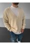 Buttoned Premium Oversized Knitwear Knitted Cardigan