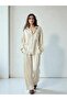 Design Satin Surface Boyfriend Shirt Women's Cream - 7