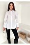 Volan Shirt with Waist Detail - 7