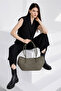 Veneta Suede Shopper Shoulder Bag Mink - 4