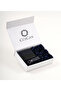 Premium Gift Rose Box - Frankfurt Navy Blue Genuine Leather Wallet - Keychain and Navy Blue Rose Box