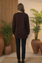 Women's Bitter Brown Buttoned Tunic - 5