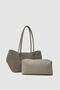 Veneta Suede Shopper Shoulder Bag Mink - 3