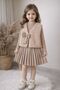 Girl's Skirt Vest Sweet Three-Piece Set
