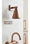 Laura Decorative Plated Copper Oxide Coated Metal Wall Sconce for Indoor Use