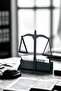 Lawyer Desk Decor Card Holder - Gift - 6X12 cm - 2