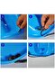 Snow Sled Board with Handle Blue - 7