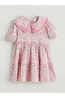 Lcw Kids Ecru Floral Girl's Dress