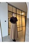 Plied Belted Maxi Skirt Camel - 2