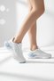 Women's Lace-Up Casual Sneaker - Lightweight Eva Sole Comfortable Design Sports Shoes