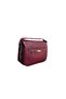 A Great Crossbody Bag with Multiple Compartments and Convenient Usefulness in Burgundy Color