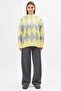 Baklava Pattern Sweater Yellow