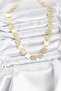 Square Plate Model Gold Color Women's Necklace - - 2