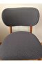 A Kalite Elma Chair Cover Bohemian Chair Cover Flexible Fabric Elastic Model Top-Bottom 2 Pieces