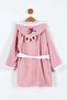 Clown Embroidered Hooded Children's Bathrobe - 100% Cotton - Original Boxed - 2