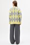 Baklava Pattern Sweater Yellow - 4