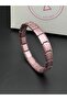 Purple and Pink Stainless Steel Charm Compatible Stretch Bracelet, Soft Italian Stretch Bracelet - 7