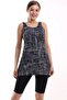 Women's Swimsuit with Leggings and Dress Two-Piece with Attached Chest Pad in the Underwear Available - 2