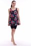 Women's Swimsuit with Tights and Dress, Built-In Chest Pad, Available in Micro Lycra, Stretchy Swimsuit, Two-Piece