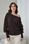 Women's Boat Neck Off-Shoulder Knit Sweater
