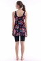 Women's Swimsuit with Tights and Dress, Built-In Chest Pad, Available in Micro Lycra, Stretchy Swimsuit, Two-Piece - 3