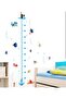 Sticker Boy Height Chart Children's Room Wall Decoration Ocean Animals 80-180cm Height Chart Waterproof Sticker - 4