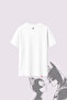 Batman Cat Woman Silhouette Printed Pair T-Shirt Set Loose Fit Cotton Oversized - 4