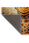 Mosso Multi-Colored Abstract Giraffe Pattern Woven Base Modern Decorative Carpet Mosso2143 - 4
