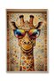 Mosso Multi-Colored Abstract Giraffe Pattern Woven Base Modern Decorative Carpet Mosso2143