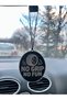 Rearview Mirror Ornament – No No Fun! - No Spark, No Fun! - Two-Way 3D Printing, No Glass Marking - 3