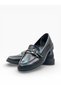 Women's Loafers Orthopedic Sole Piece Set with Stones Buckle Detail - 3