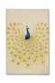 Mosso Beige Themed Peacock Patterned Woven Base Modern Decorative Carpet Mosso2148