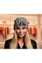 Women's Gray Leopard Patterned Furry Soft Beanie Domestic Production - 4