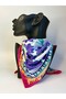 Patterned Square Scarf (45X45 cm) - 4