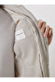 Lcwaikiki Classic Beige Shirt Collar Men's Jacket - 5