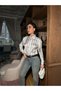 Multi-Colored Vertical Striped Premium Satin Shirt - Retro Chic Design - 5